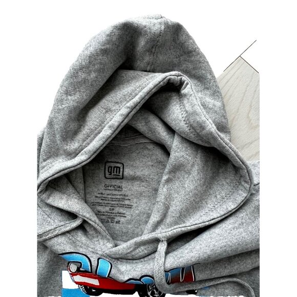 GM Official Chevy Muscle Camaro Hoodie Grey ( S ) - Picture 2 of 3